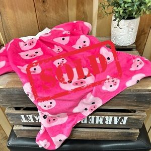 CuteBone Pink Piggy Jumpsuit PJs Sz. Small